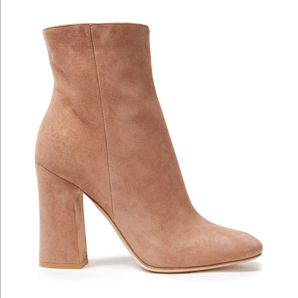 Gianvito Rossi Suede Blush Boots